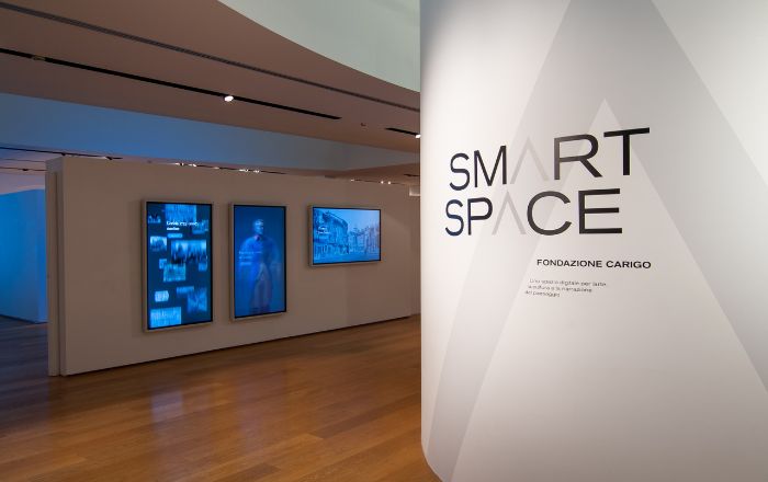 Smart Space – Viaggio immersivo nella storia di Gorizia con smart space: uno spazio espositivo digitale per l'arte, la cultura e la narrazione del paesaggio.
