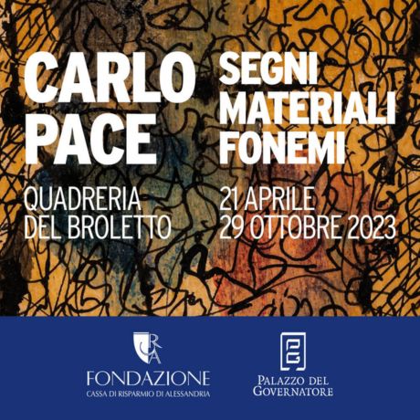 Carlo Pace. Segni-materiali-fonemi