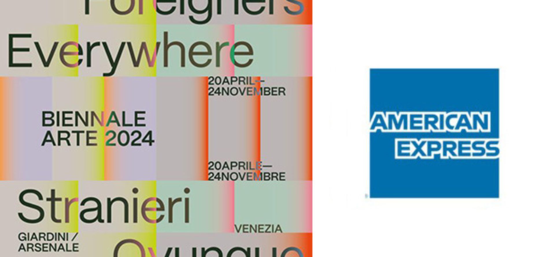 American Express sponsor ufficiale della Biennale d’Arte di Venezia 2024