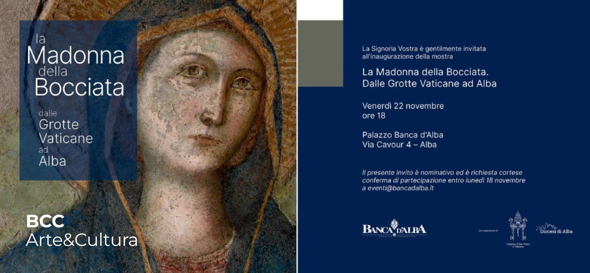 La Madonna della Bocciata. Dalle grotte vaticane ad Alba