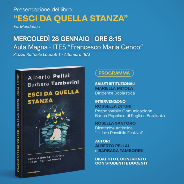 Presentazione del libro “Esci da quella stanza”