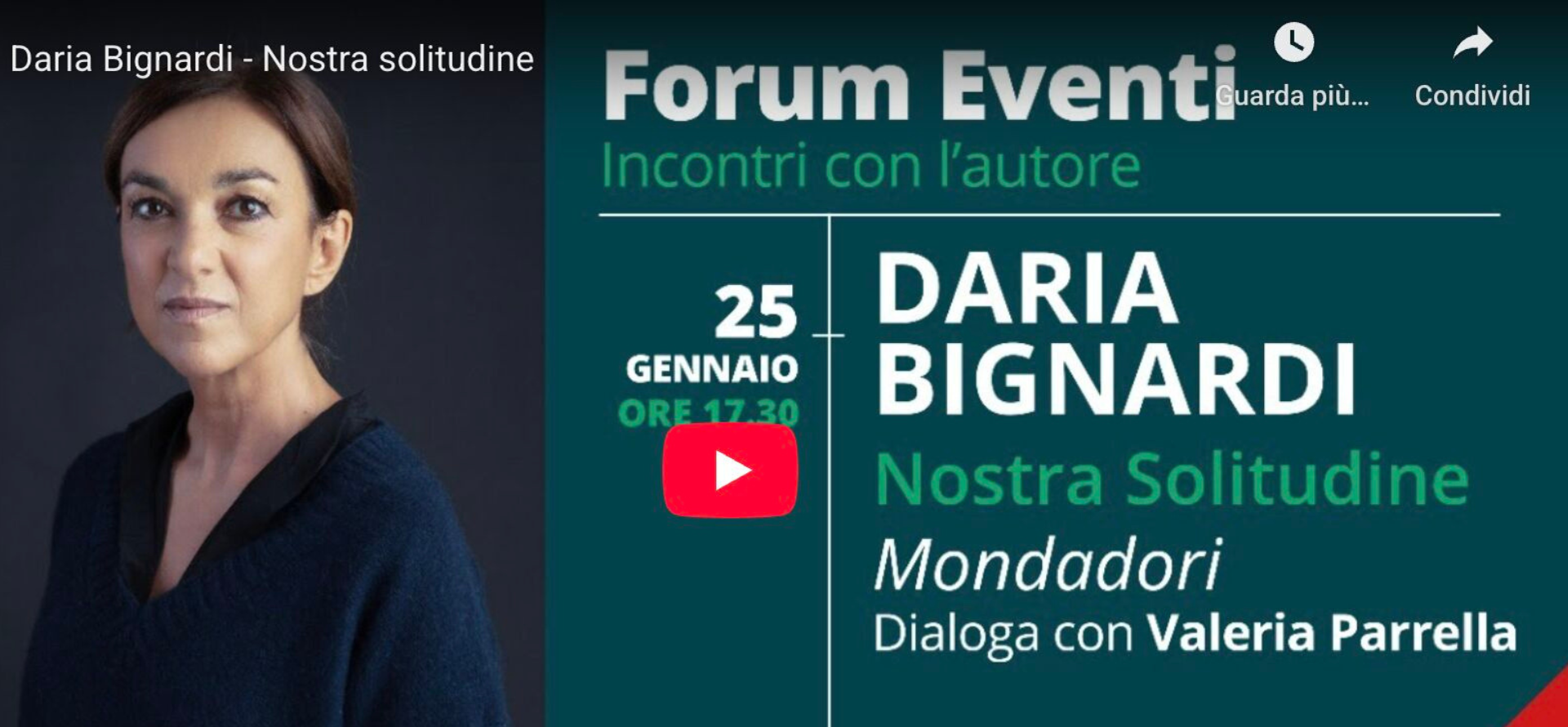 Daria Bignardi al BPER Forum Monzani di Modena