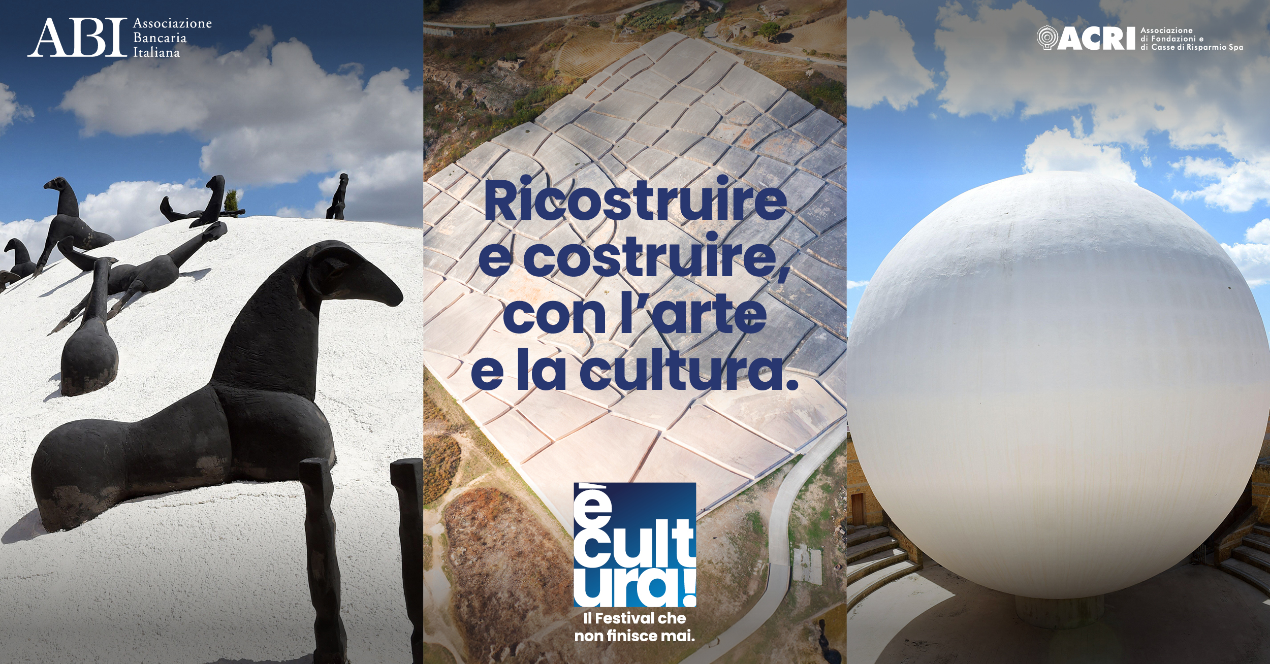 Ricostruire e costruire, con l'arte e la cultura.