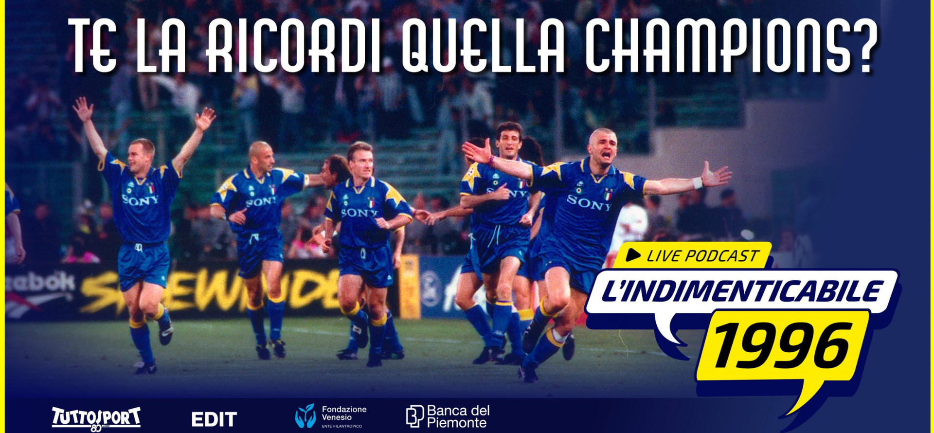 Una rassegna di incontri promossa da Tuttosport dedicata ai grandi protagonisti del calcio supportata da Banca del Piemonte e Fondazione Venesio
